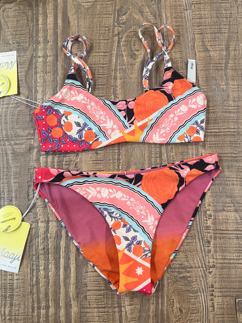 👙(SET) Sundance Pink Islay Reversible Bikini- Medium.